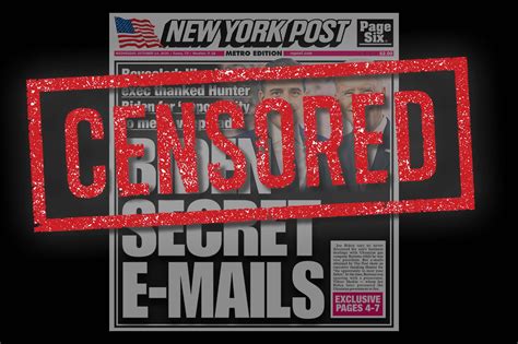 nypost twitter|ny post twitter censor.